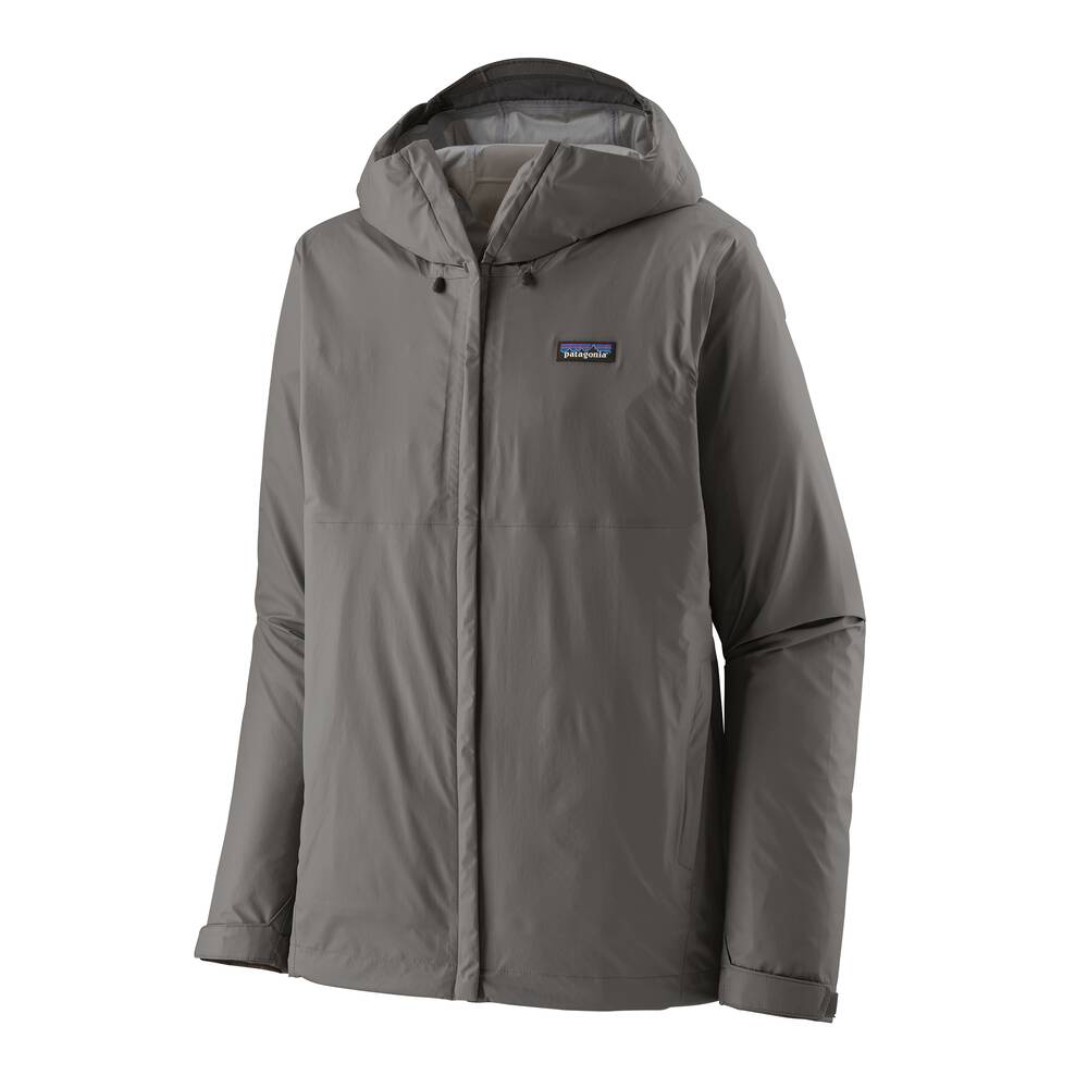Men's 3-Layer Waterproof Rain Jacket - Gray