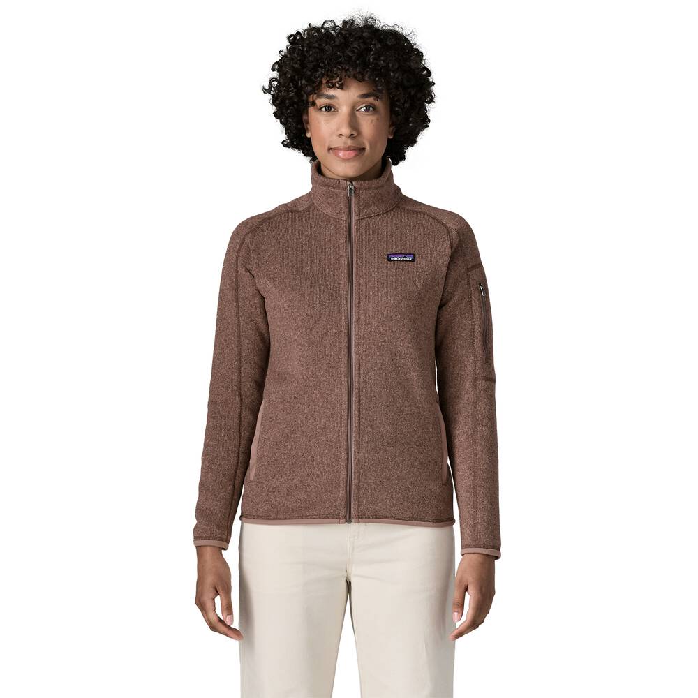 Women's Recycled Knit Fleece Jacket - Black