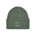 Men's Chunky Rib Knit Beanie - Green