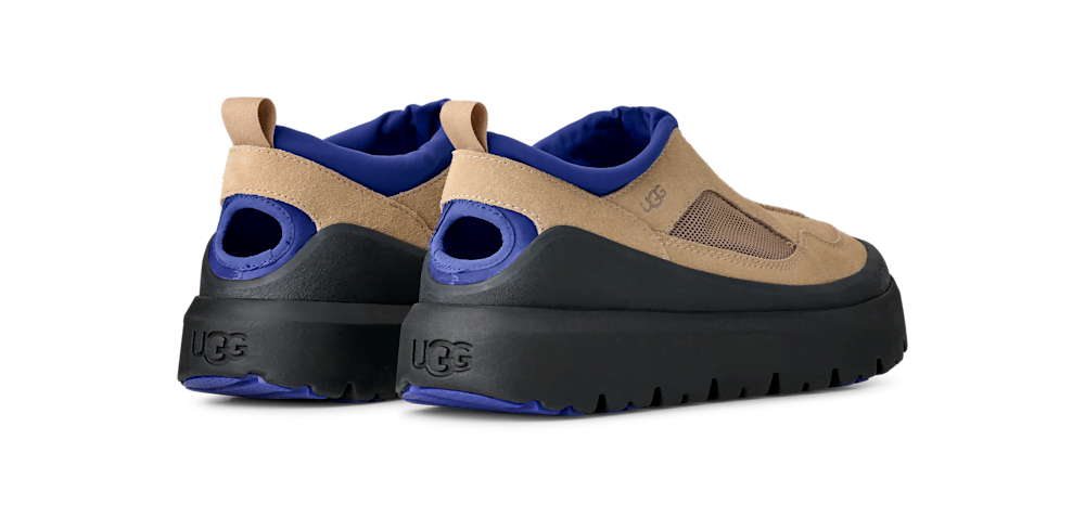 Men's Suede Mesh Hybrid Shoe - Chestnut