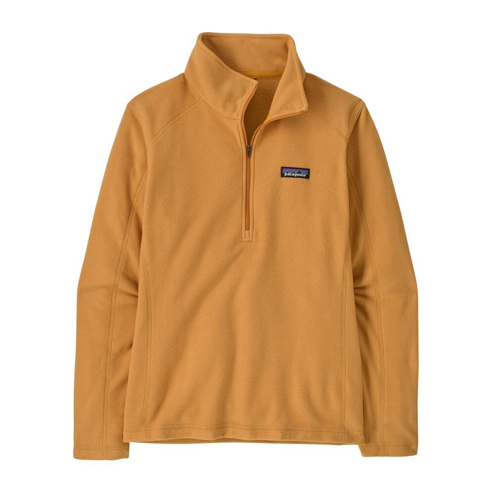 Women's Quarter-Zip Microfleece Pullover - Mango