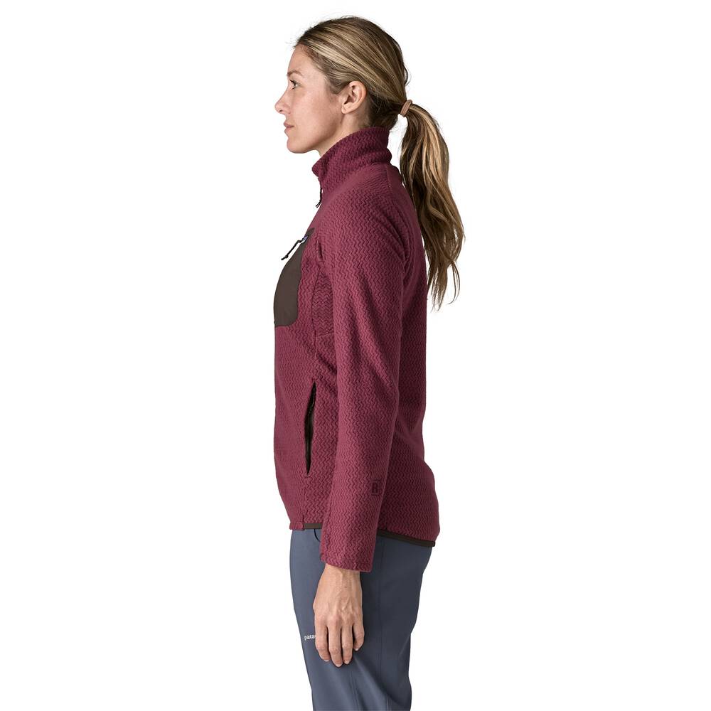 Women's Breathable Technical Fleece Jacket - Black