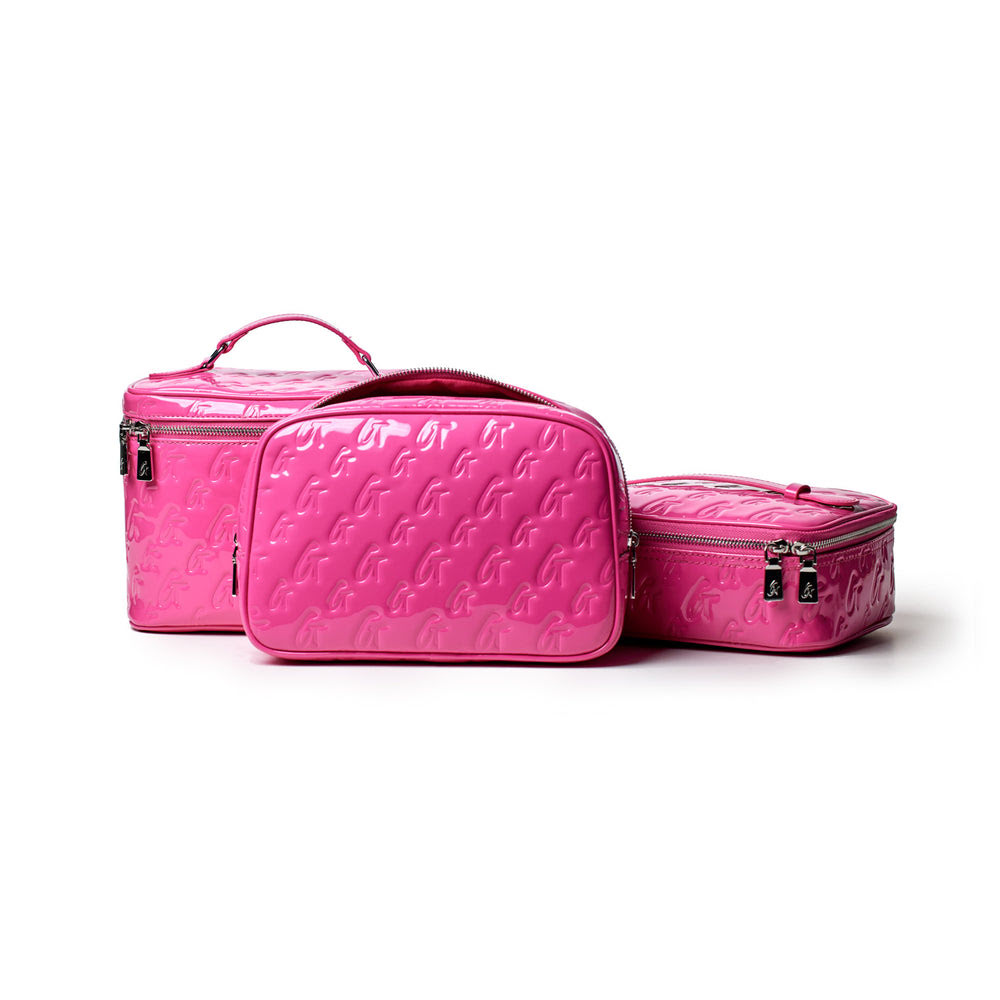 Medium Cosmetic Travel Case - Hot Pink