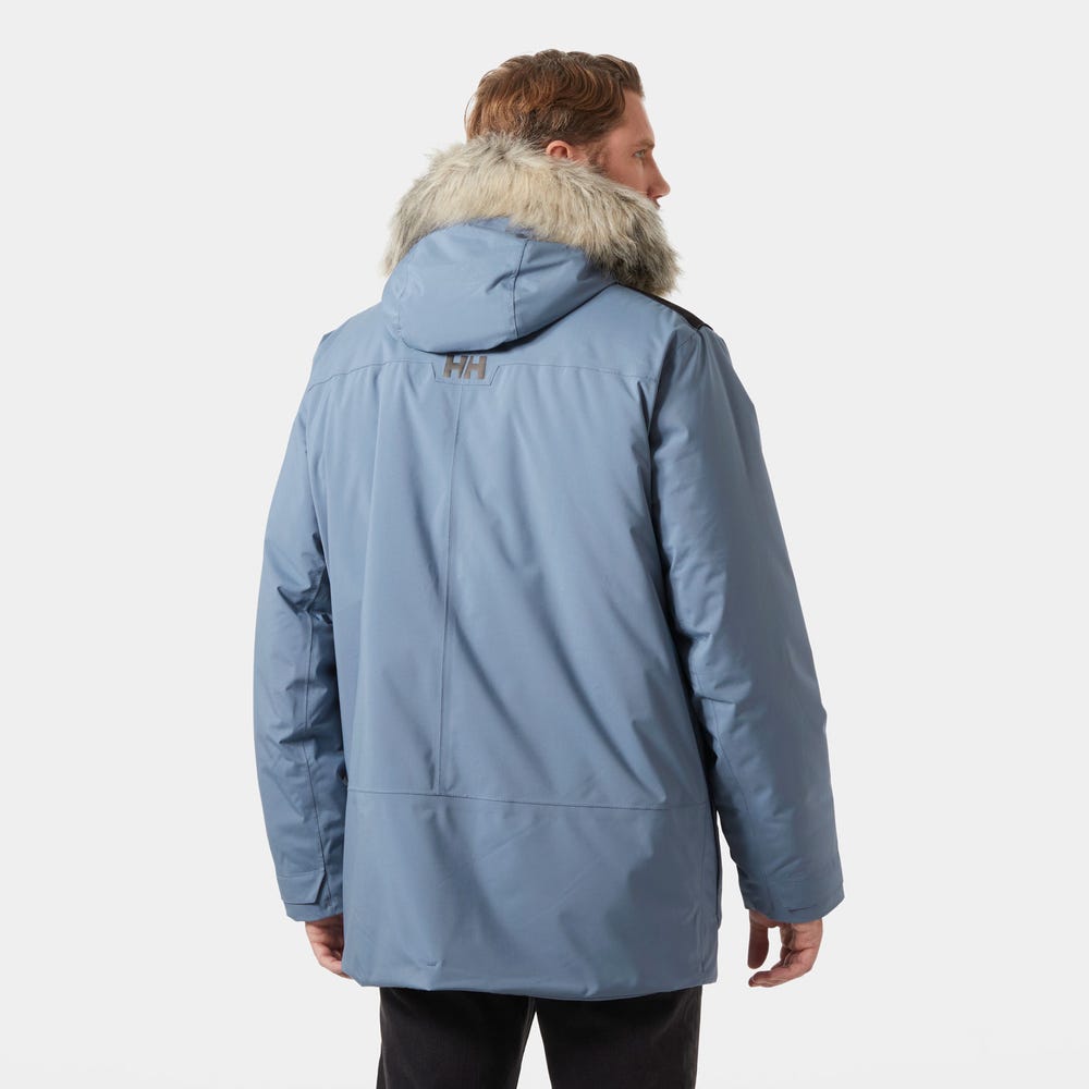 Men's Insulated Waterproof Parka - Gray Green