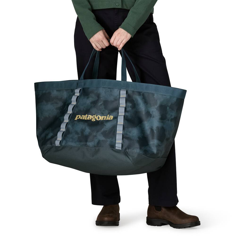 61L Recycled Ripstop Gear Tote - Black
