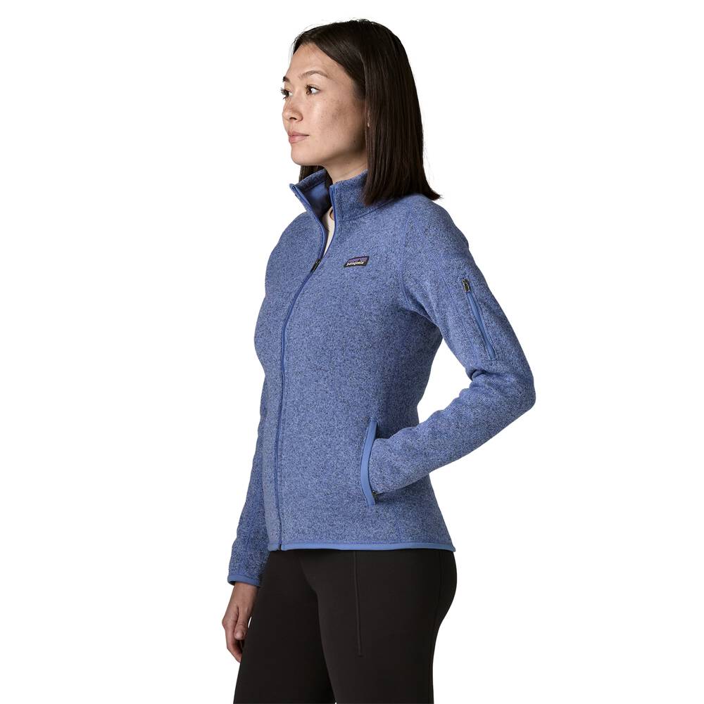 Women's Recycled Knit Fleece Jacket - Black
