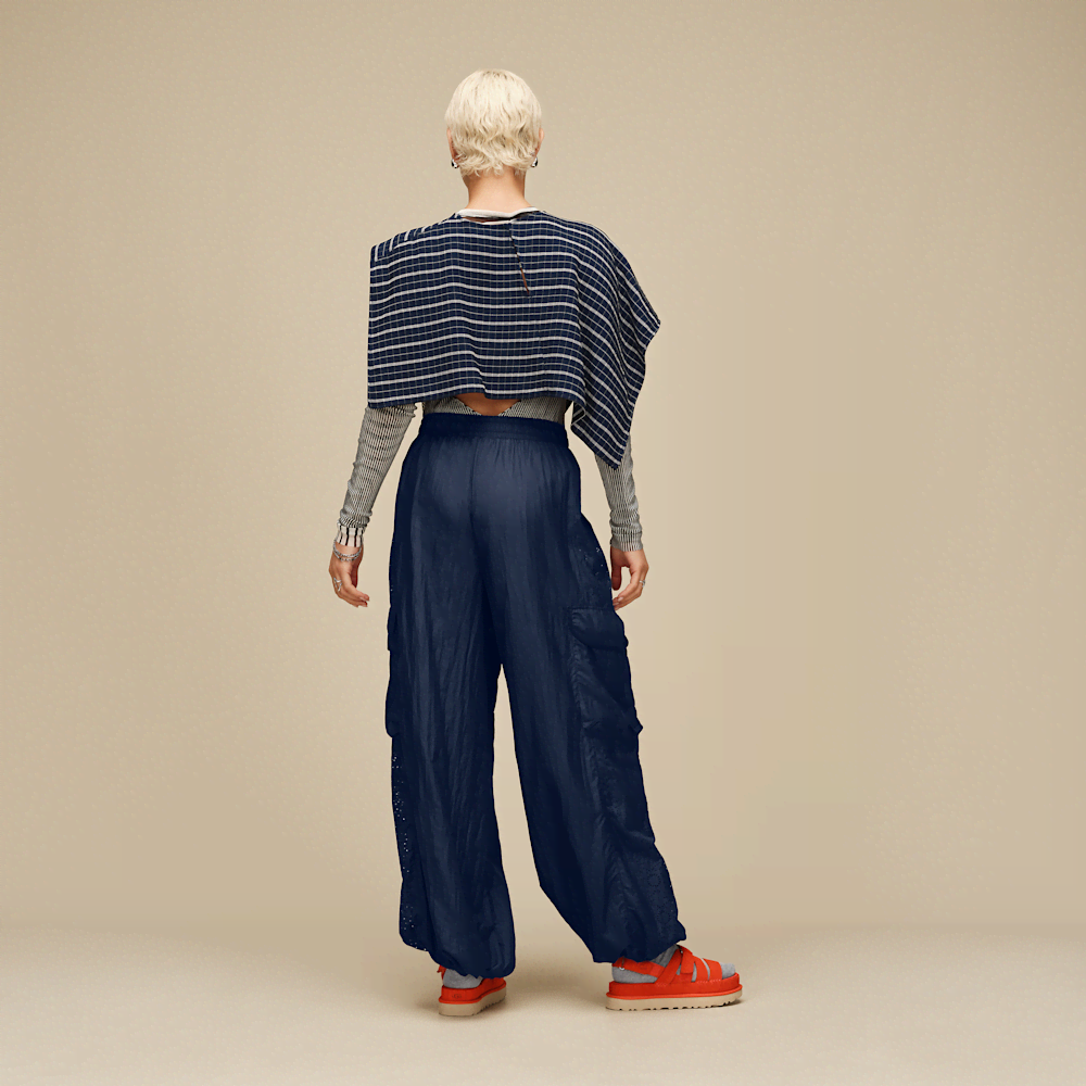 Women's Balloon Cargo Pants - Lobster