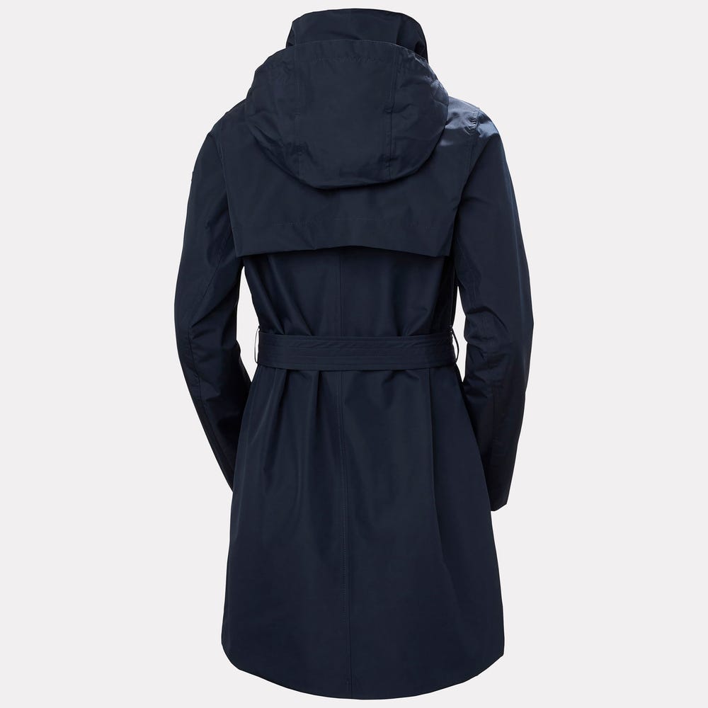 Women's Waterproof Trench Coat - Speckled