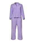 Button-Down Pajama Set - Purple