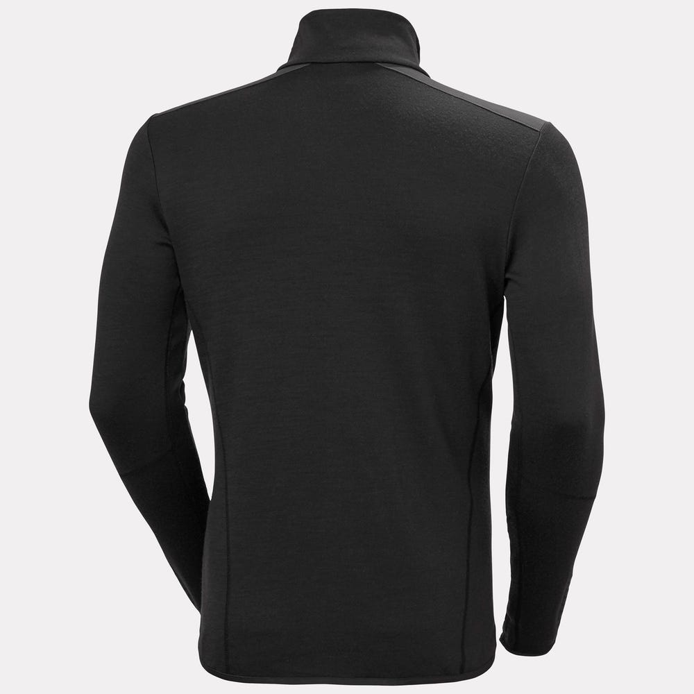 Men's Merino Wool Full-Zip Midlayer - Blue