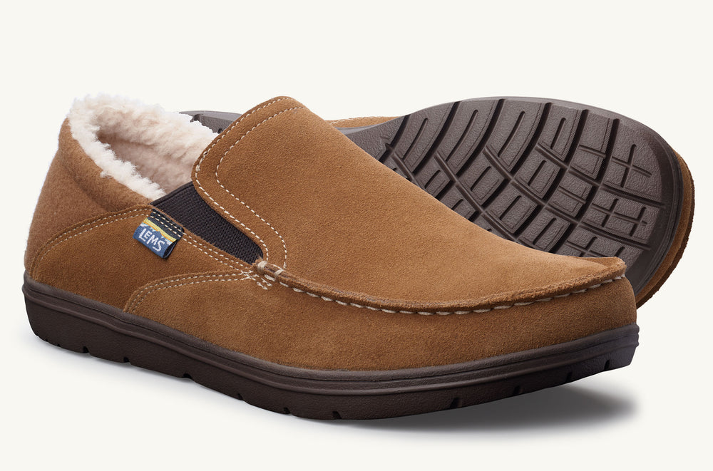 Men's Faux Fur-Lined Slip-On Shoe