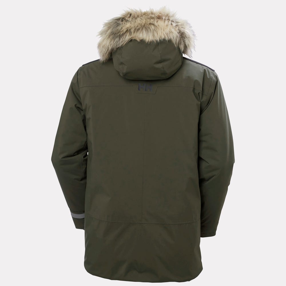 Men's Insulated Waterproof Parka - Gray Green