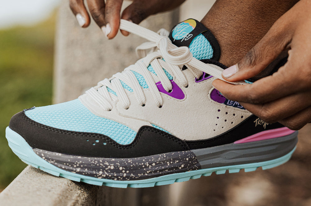 Women's Low-Cut Hiking Shoe - Mercury Sunset