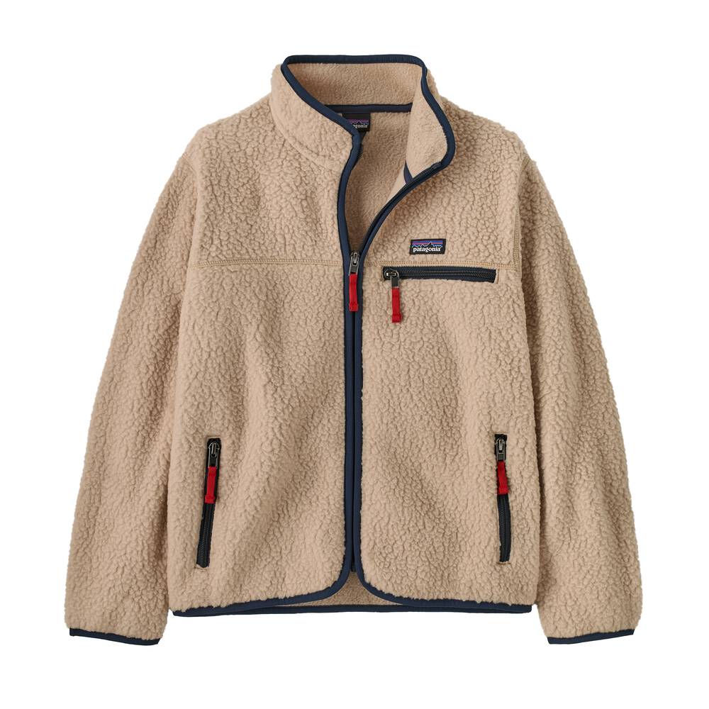 Kids' Full-Zip Shearling Fleece Jacket - Blue