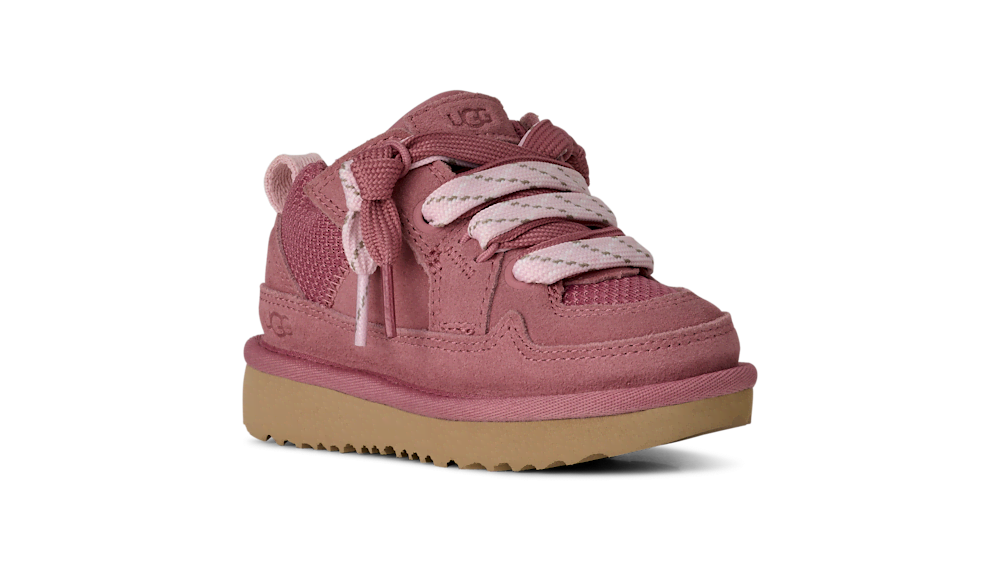 Toddler Suede Mesh Low Top Sneakers - Pink