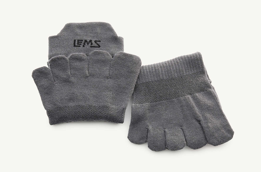 No-Show Toe Socks - Black