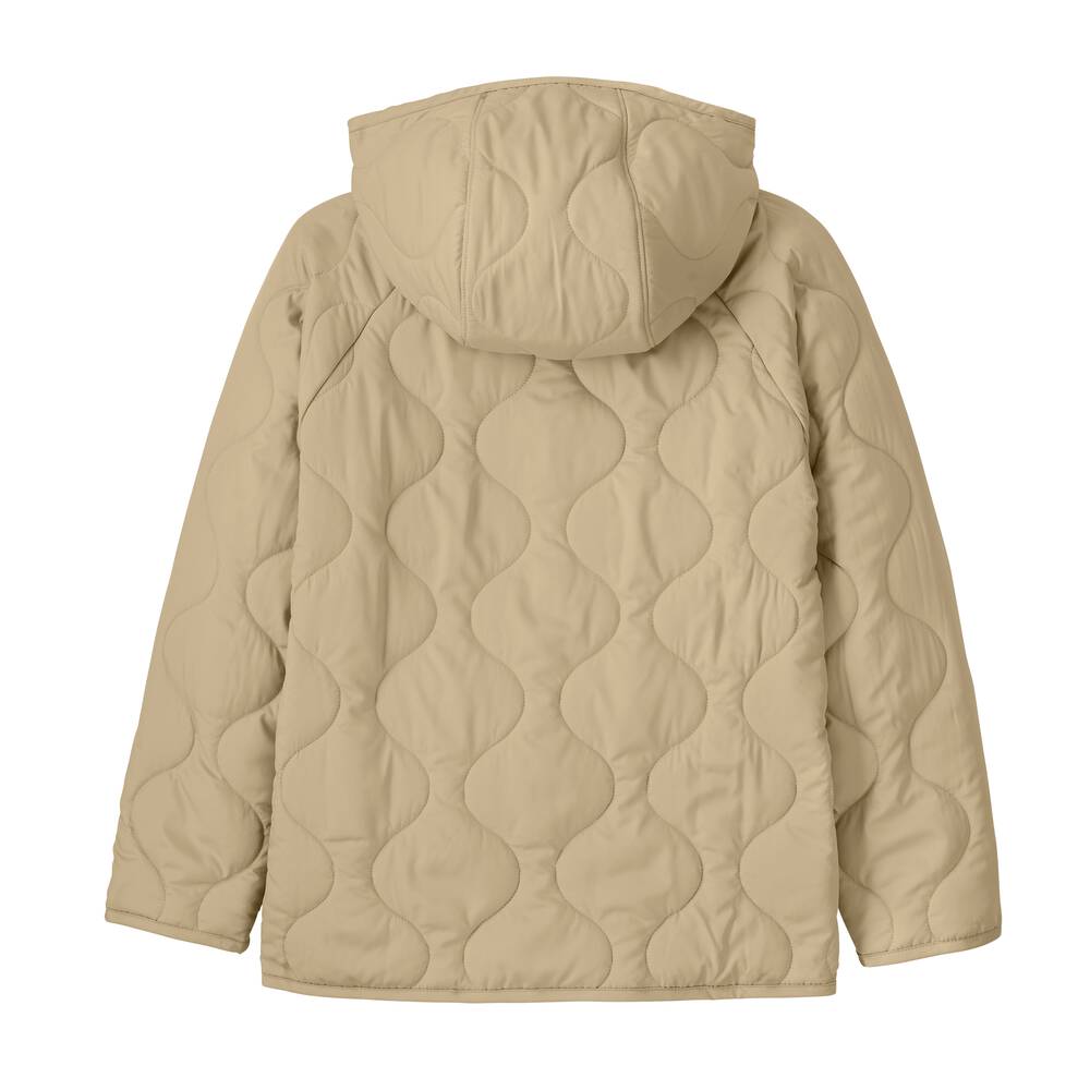 Kids' Quilted Insulated Hooded Jacket - Gray