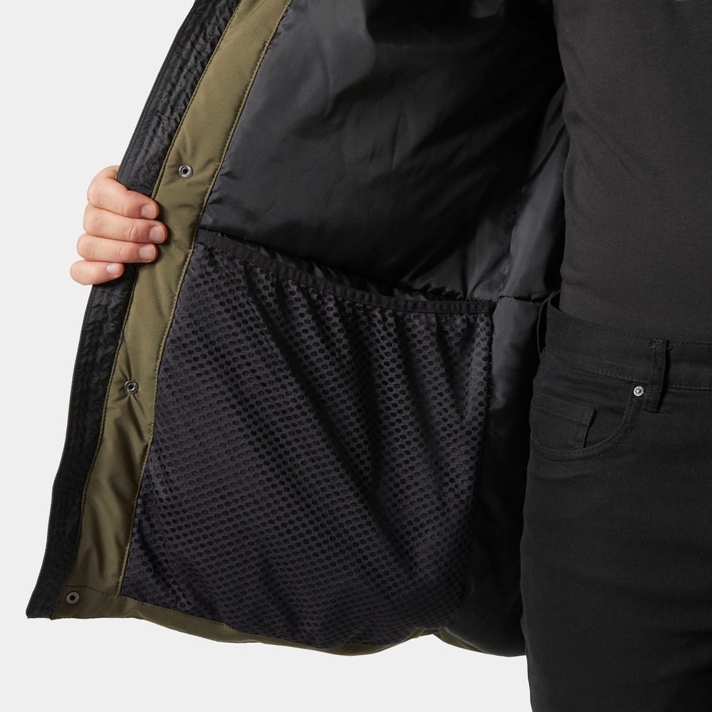 Men's Insulated Waterproof Parka - Gray Green