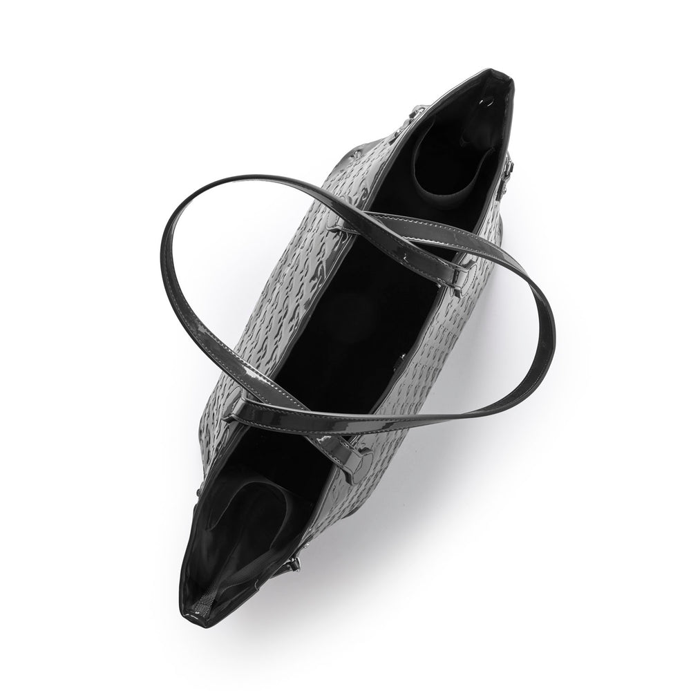 Mirrored Travel Bag Set - Black