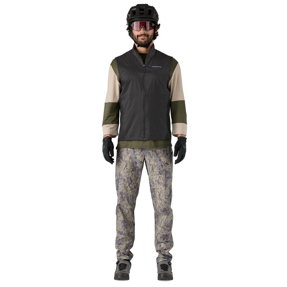 Men's Packable Windproof Cycling Vest - Blue