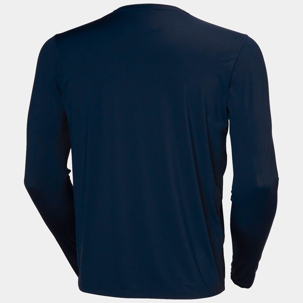 Men's UPF 50+ Long Sleeve Crew - Navy