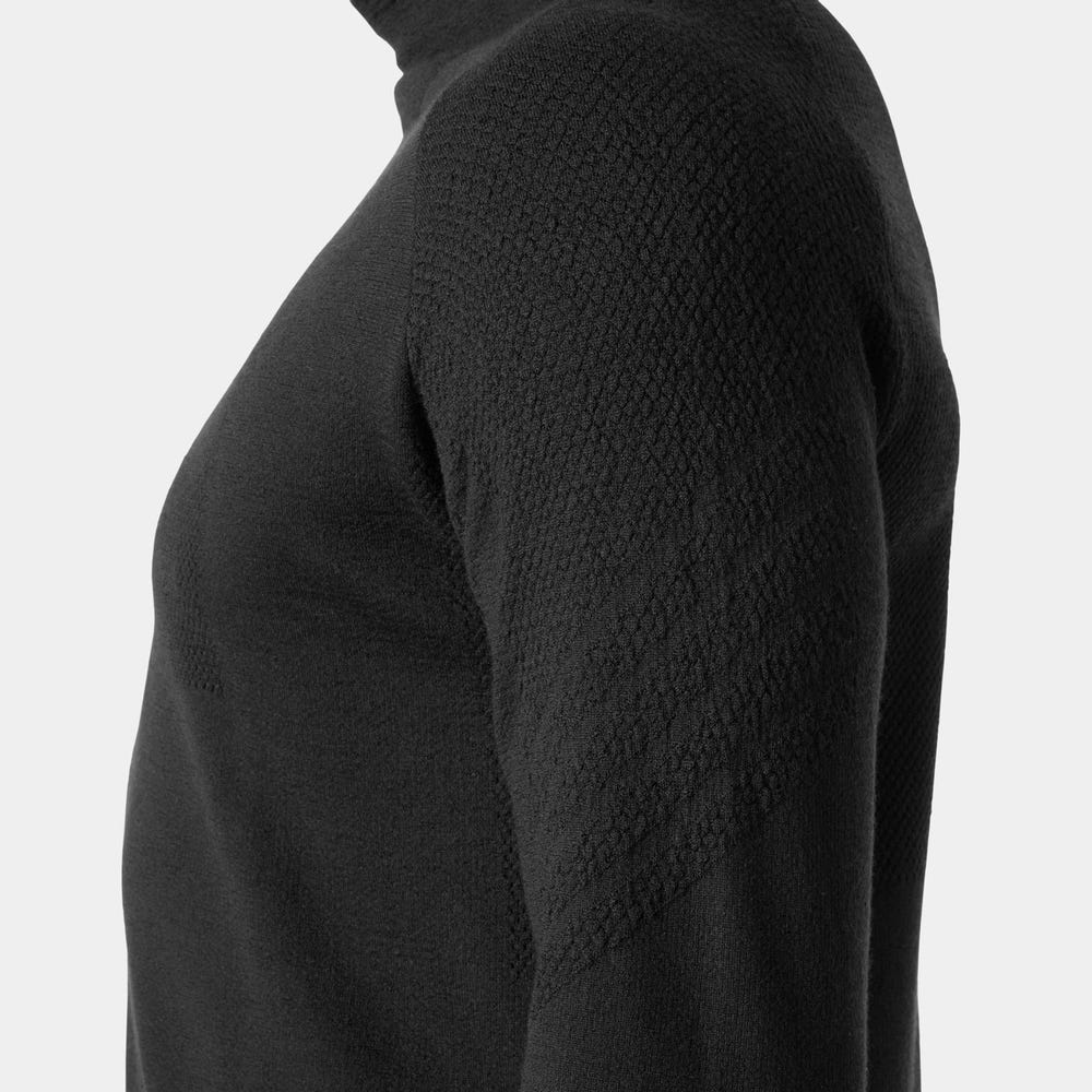 Men's Merino Wool Base Layer Hoodie - Blue