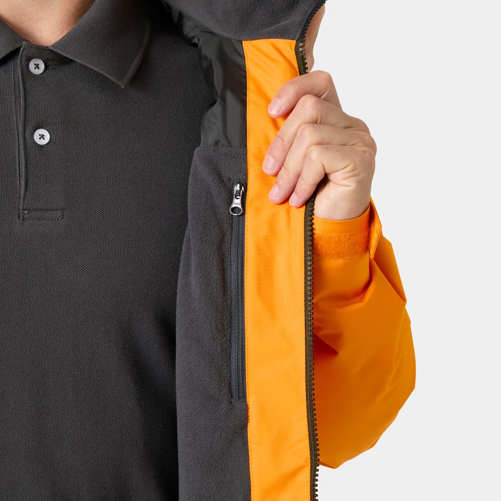 Men's Hooded Insulated Sailing Jacket - Navy