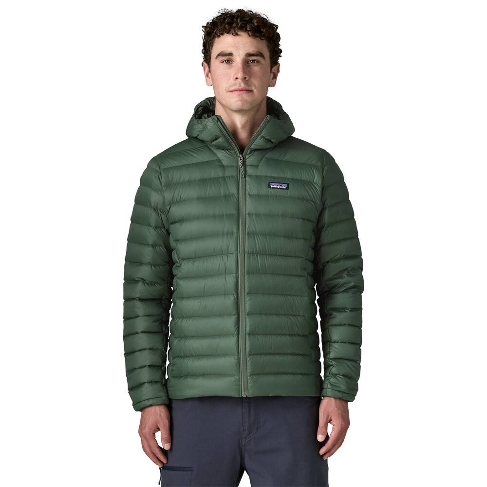 Men's 800-Fill Down Hooded Jacket - Purple