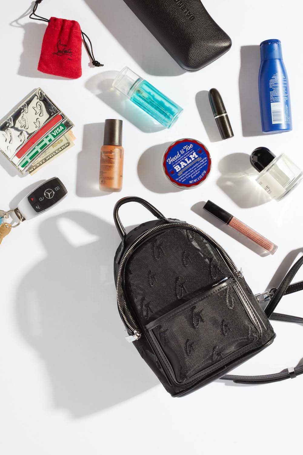 Mini Mesh Backpack - Black