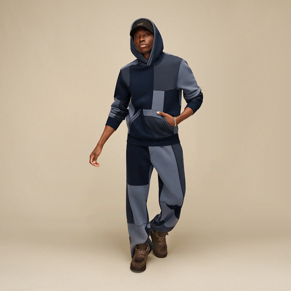Men's Colorblock Fleece Hoodie