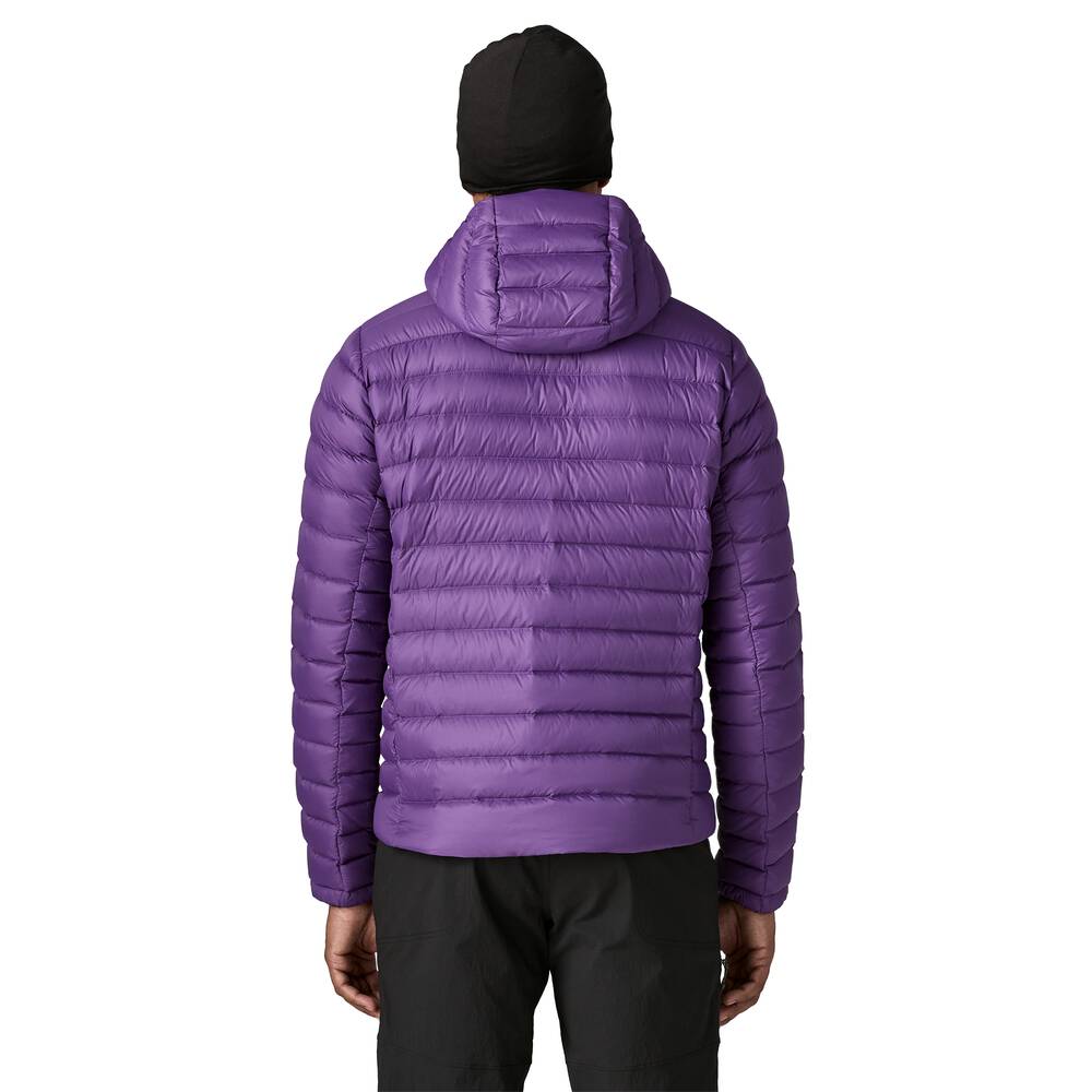 Men's 800-Fill Down Hooded Jacket - Purple