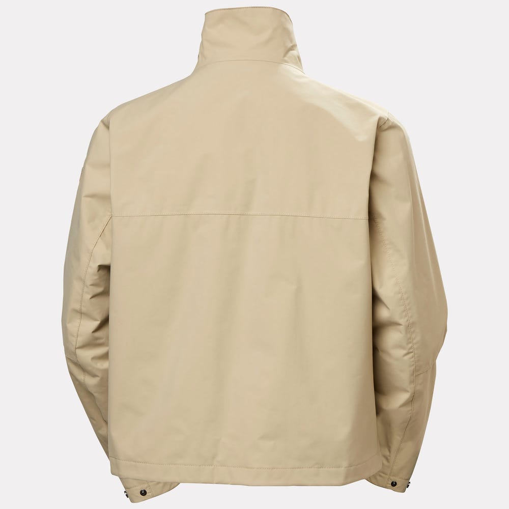 Women's Cropped Utility Rain Jacket - Cream