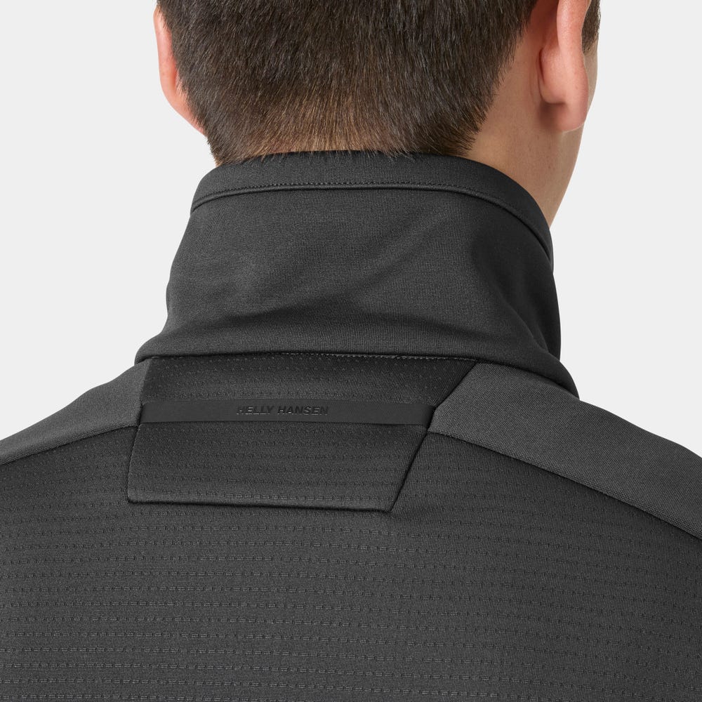 Men's Full-Zip Fleece Jacket - Orange