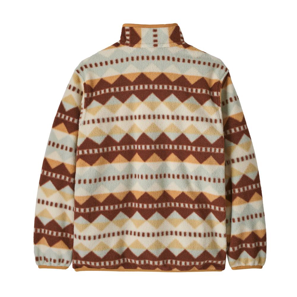 Kids' Recycled Fleece Snap Pullover - Blue