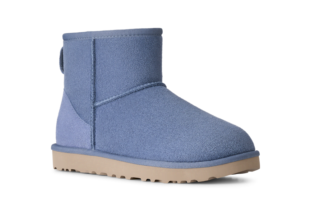Women's Mini Sheepskin Boot - Dark Indigo