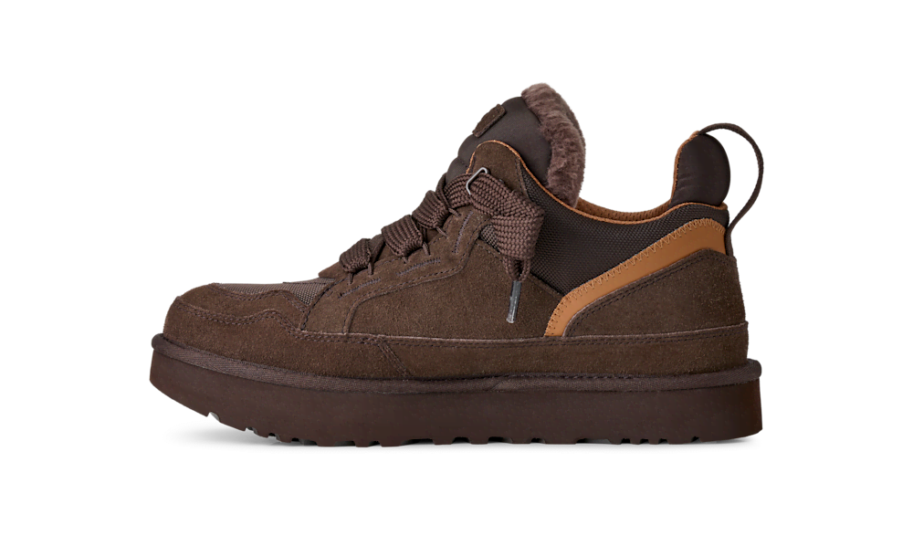 Men's Suede and Mesh Low Top Sneaker - Blue