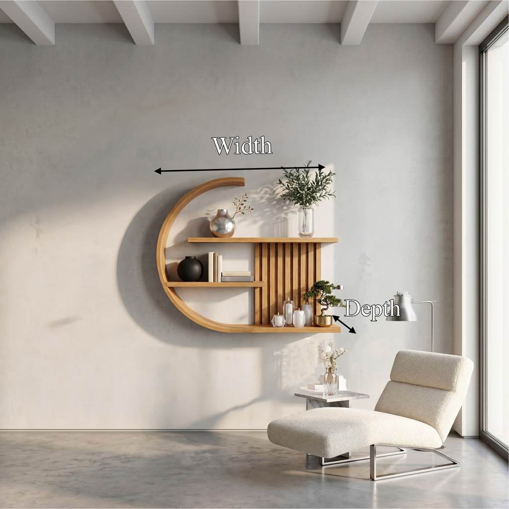 Japandi Wall Decor Shelf Living Room And Lounge