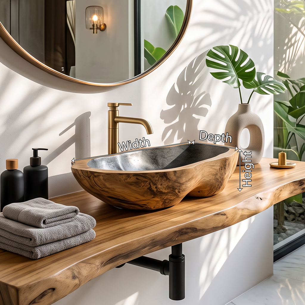 Solid Wood Sink
