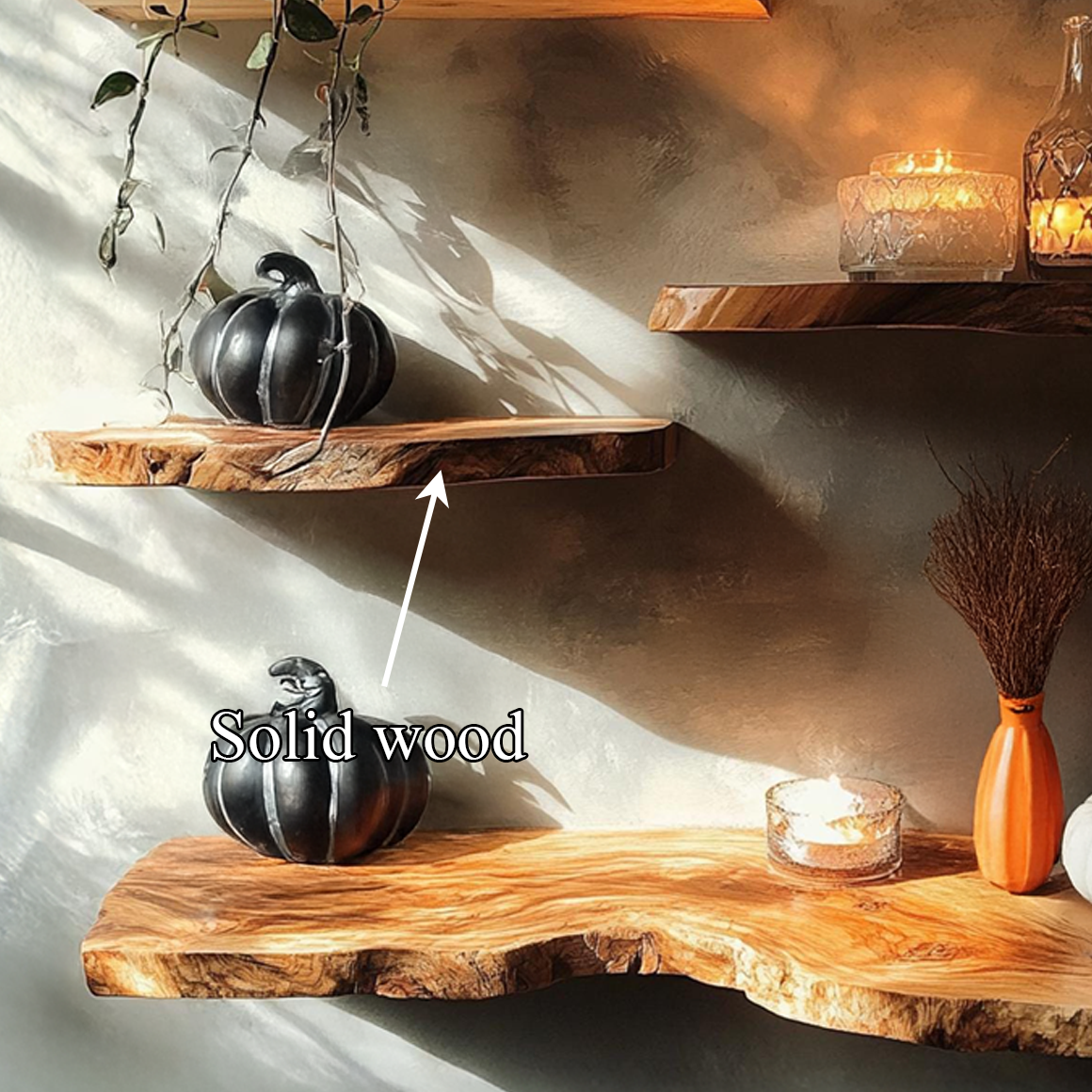 Rustic Floating Shelf