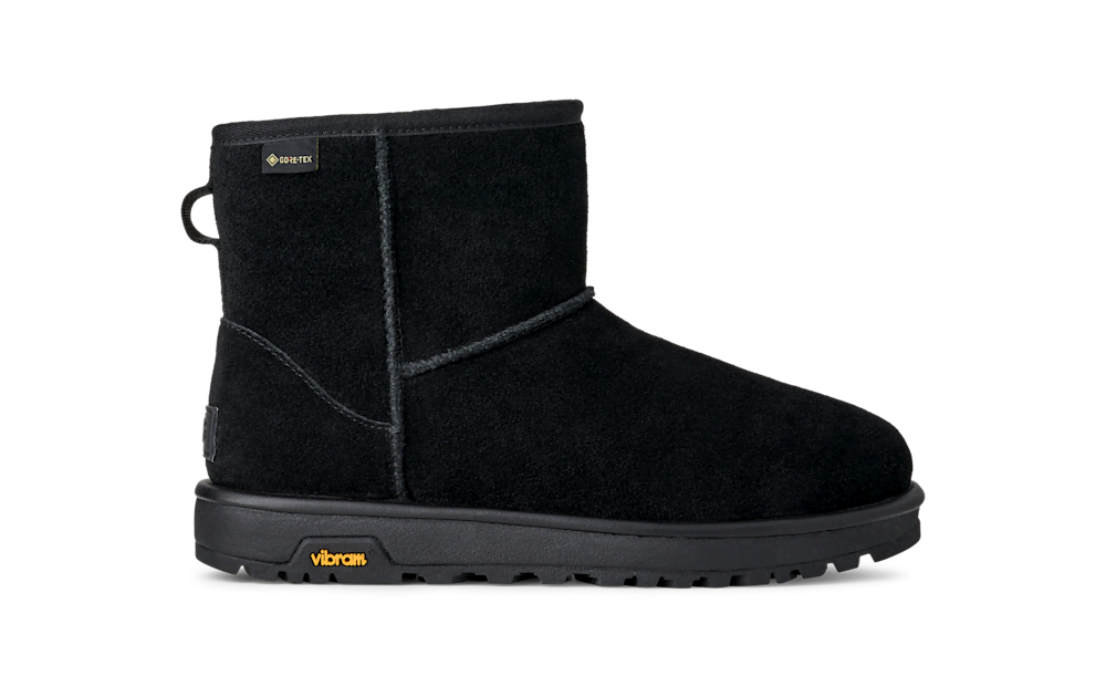 Women's Waterproof Suede Mini Winter Boot - Chestnut