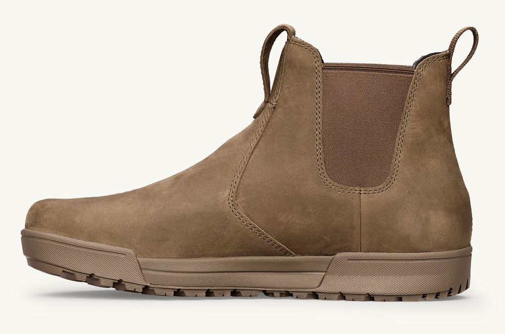 Men's Leather Chelsea Boot - Stone