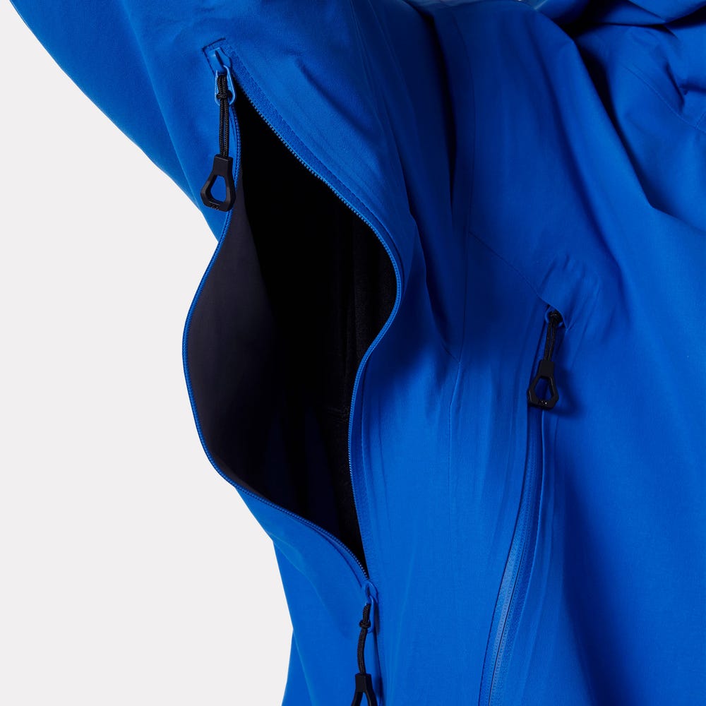 Men's 3-Layer Waterproof Shell Jacket - Blue