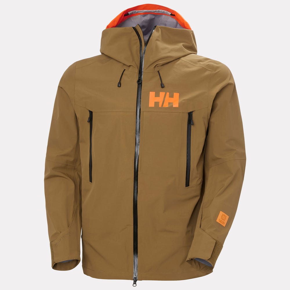 Men's 3-Layer Ski Shell Jacket - Green