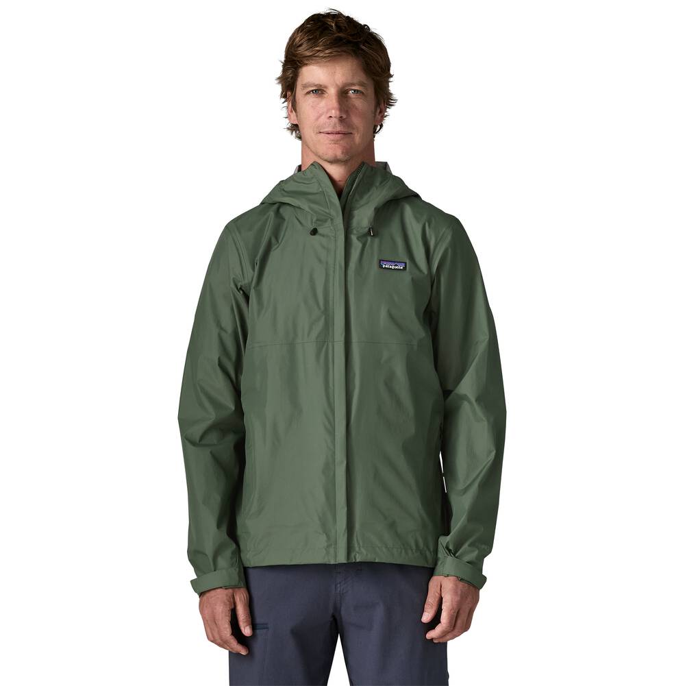 Men's 3-Layer Waterproof Rain Jacket - Gray