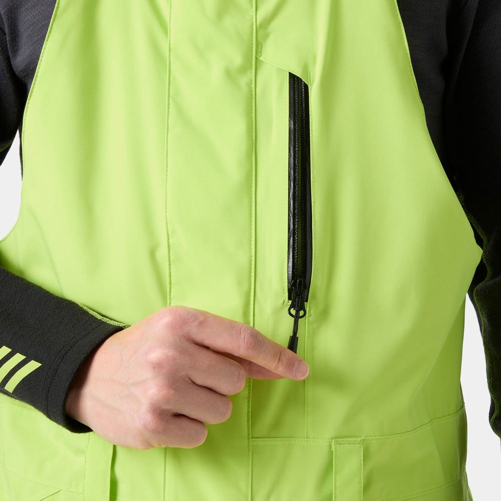 Men's Insulated Ski Bib Pants - Green