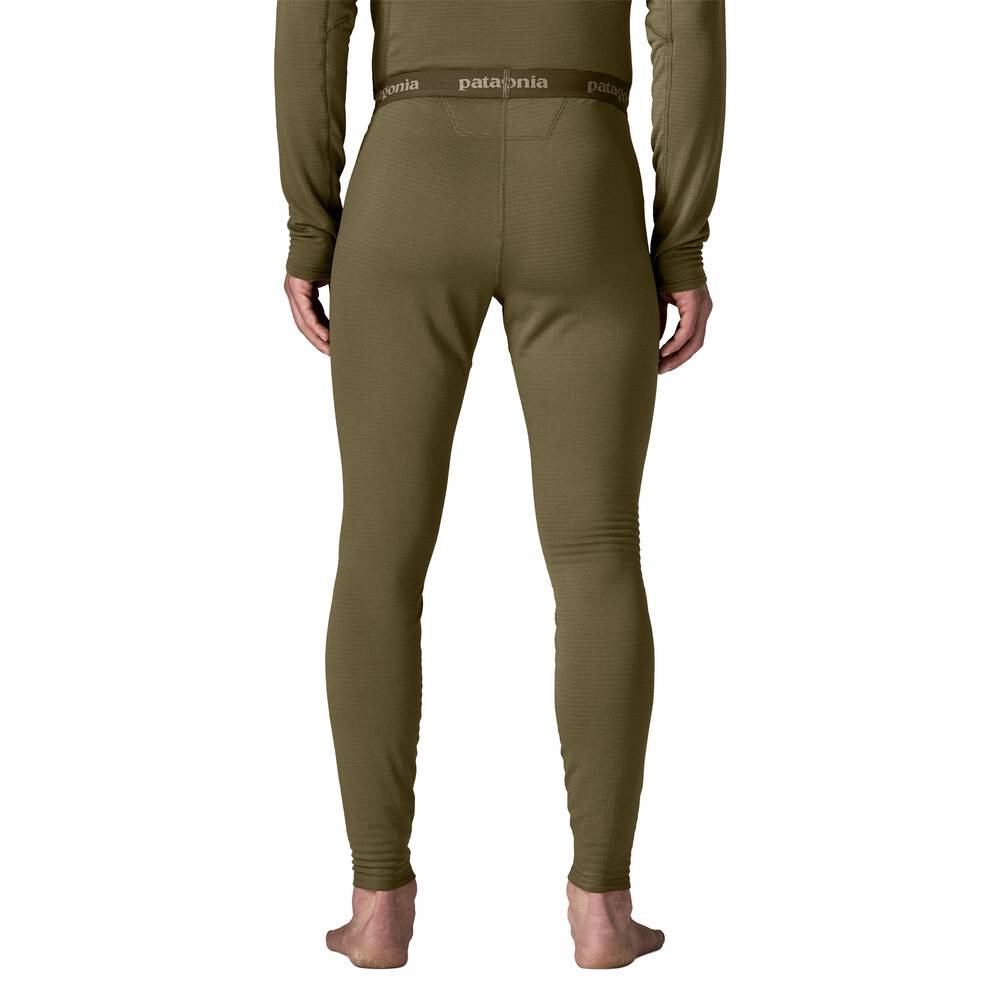 Men's Thermal Grid Base Layer Bottoms - Black