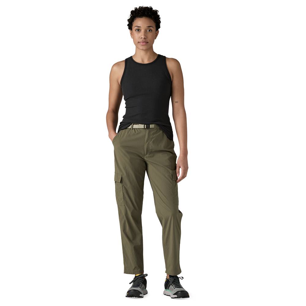 Women's Stretch Cargo Pants - Black