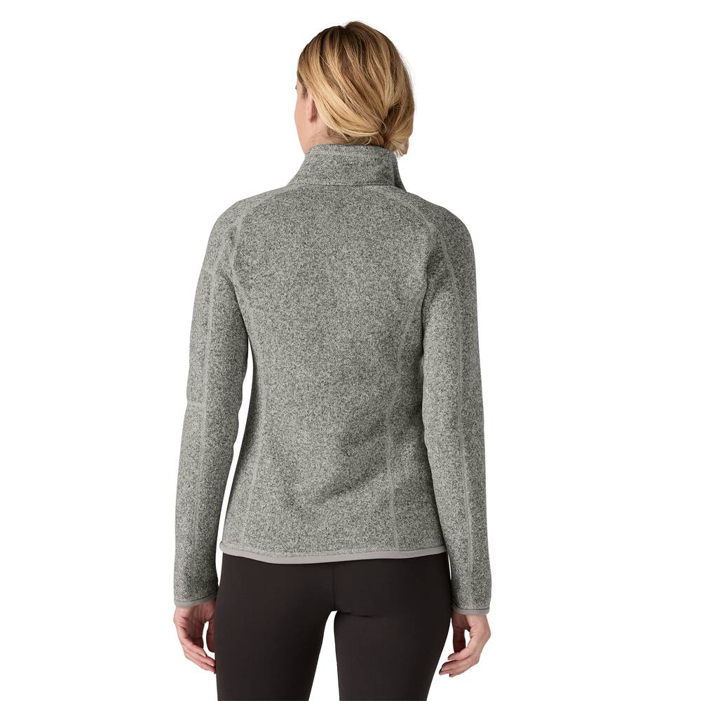 Women's Recycled Knit Fleece Jacket - Black