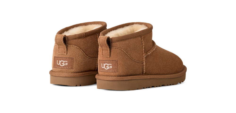 Kids' Low Shaft Sheepskin Boot - Black