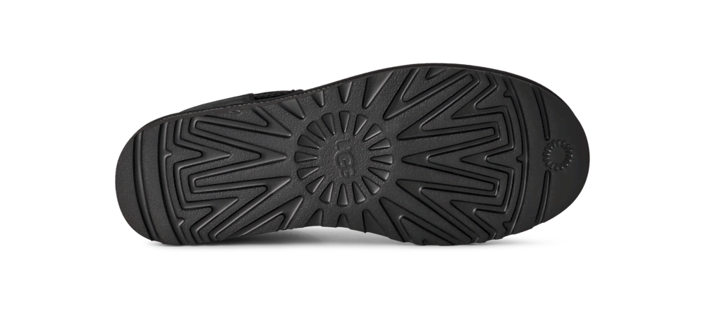 Men's Low Shaft Sheepskin Boot - Dark Grey